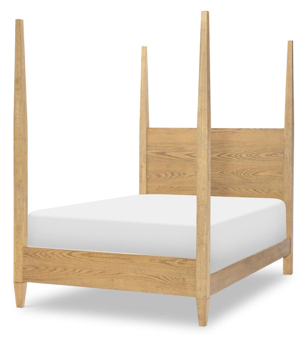 Today's Traditions - Full Poster Headboard & Footboard - Natural Hickory