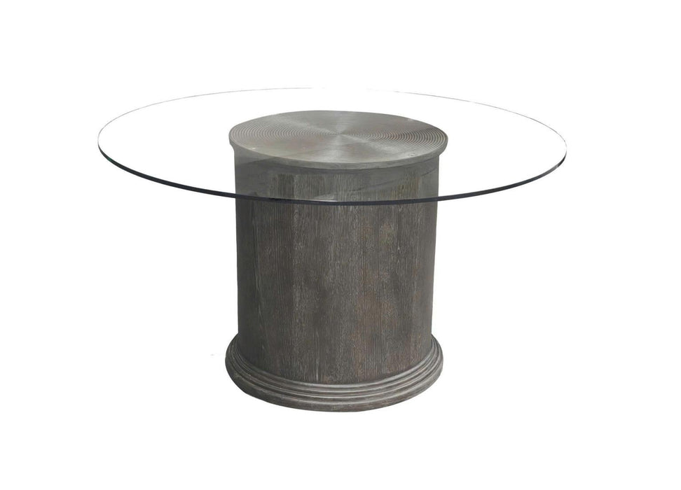 Maren - Round Glass Top - Truffle