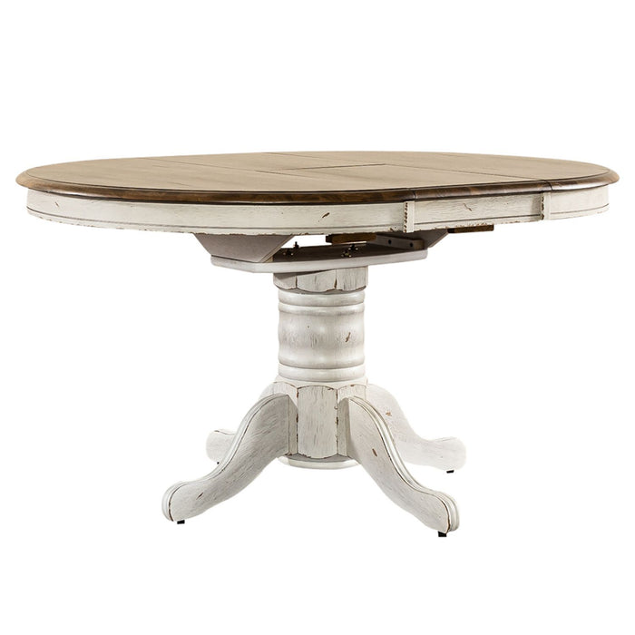 Carolina Crossing - Oval Pedestal Table Top - White