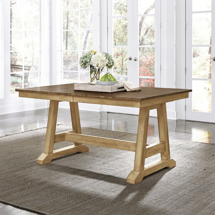 Lindsey Farm - Trestle Table Base - Brown