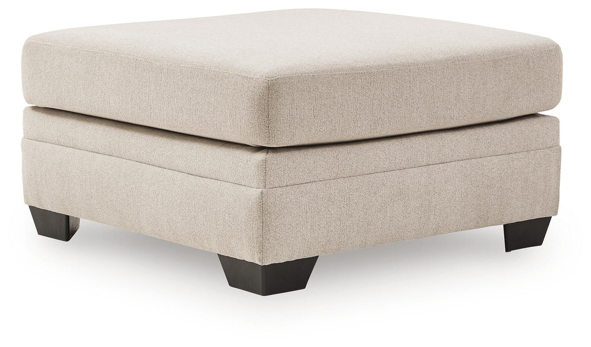 Mandi Point - Oversized Accent Ottoman - Marble