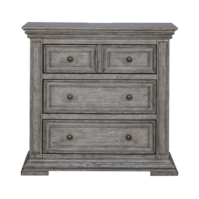 Big Valley - Bedside Chest With Charging Station
