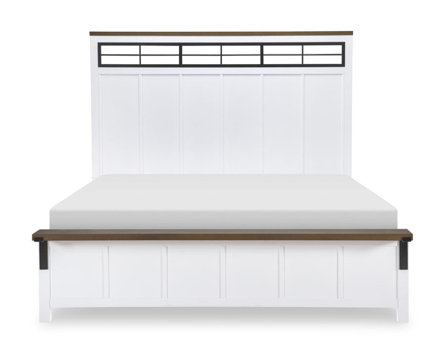 Beckett - Complete Two Tone Panel Bed