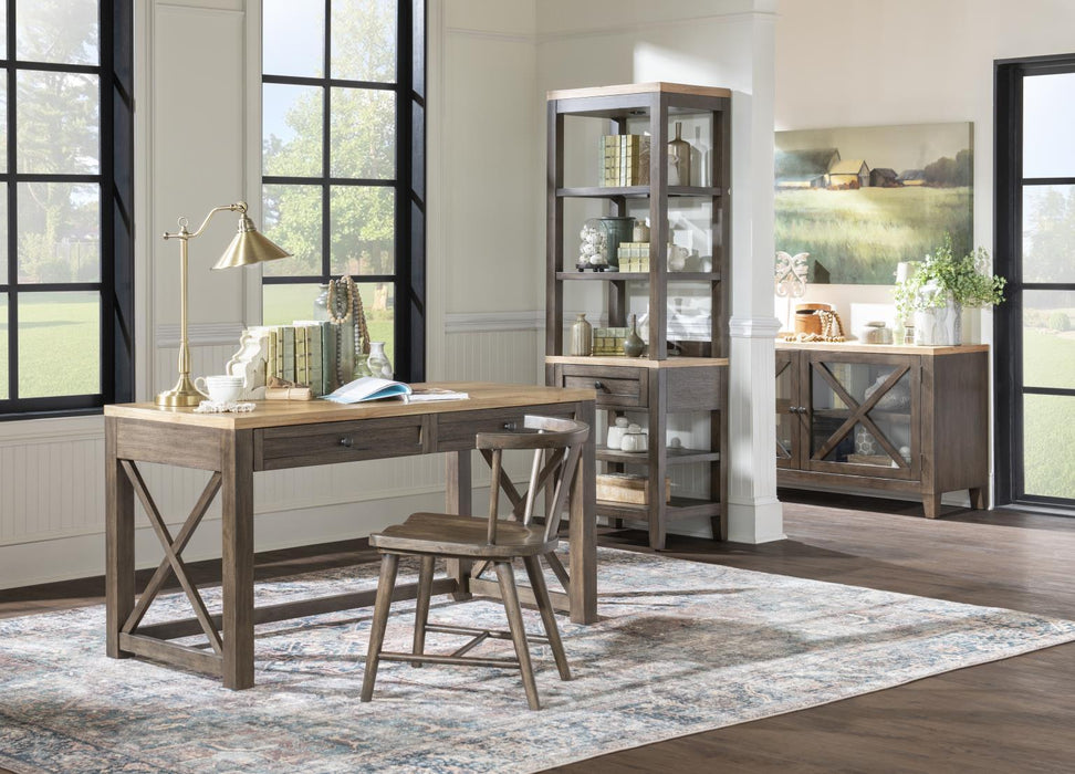 XXX's And OOO's - Bookcase Base - Amber And Cocoa