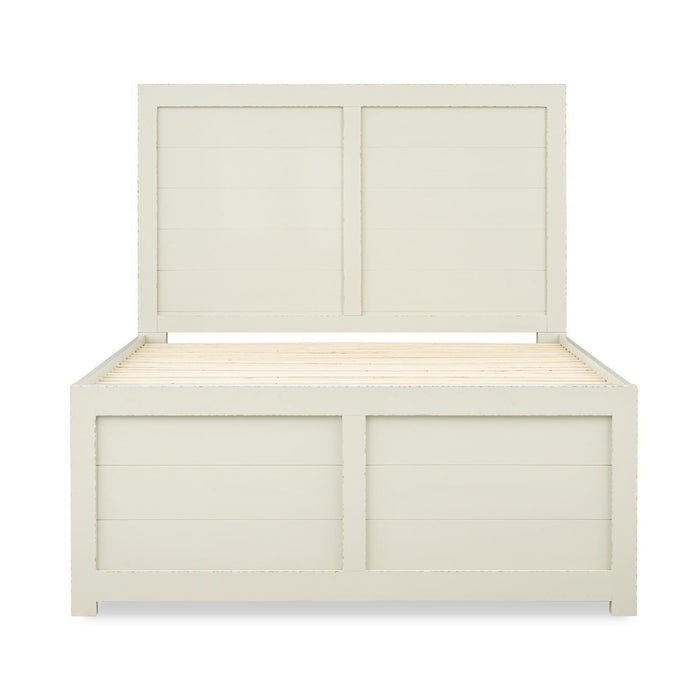 Lake House - Captain's Footboard Queen - Sailcloth