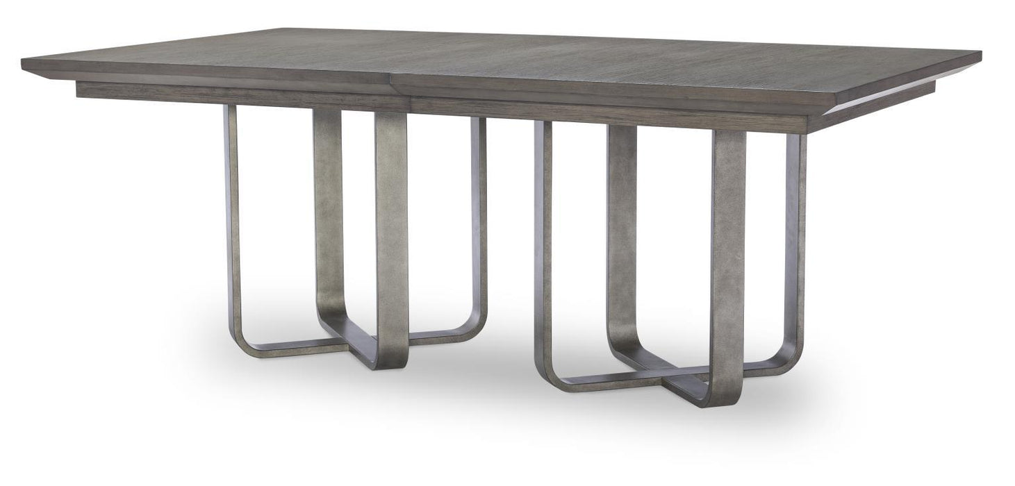 Terra Luna - Trestle Table Top - White Cloud & Nightfall