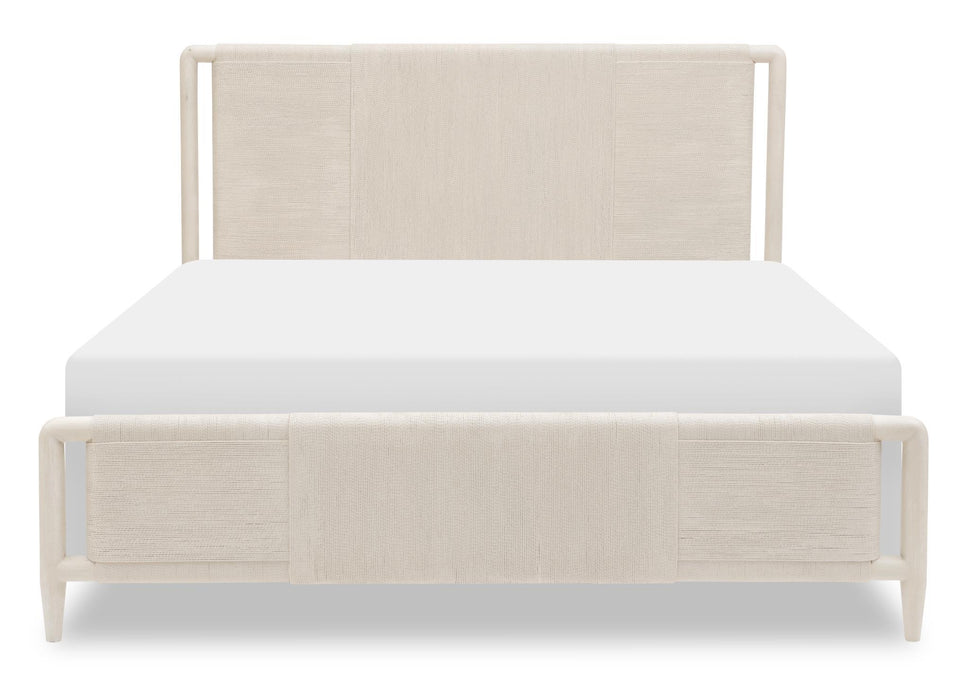 Maren - California King Woven Panel Headboard - Fresh Canvas
