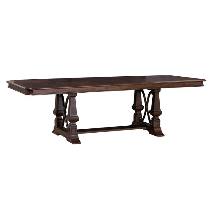 Provence Park - Trestle Table Base - Chateau Brown