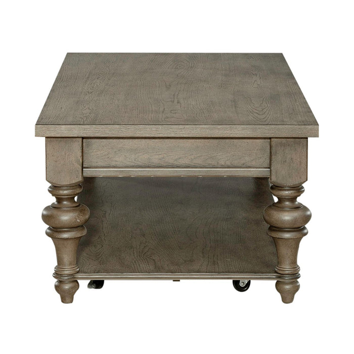 Americana Farmhouse - Rectangular Cocktail Table - Dusty Taupe