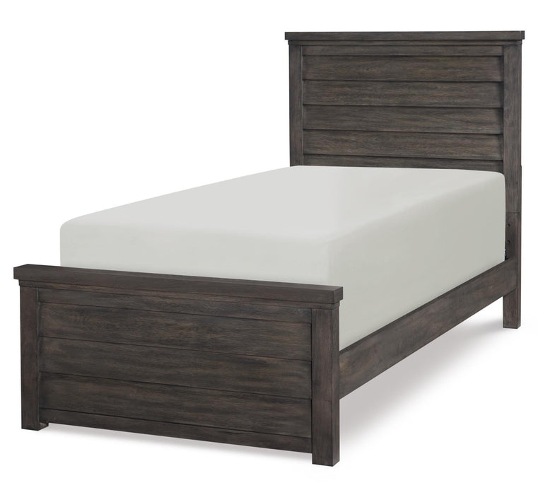Bunkhouse - Twin Louvered Panel Headboard - Dark Brown