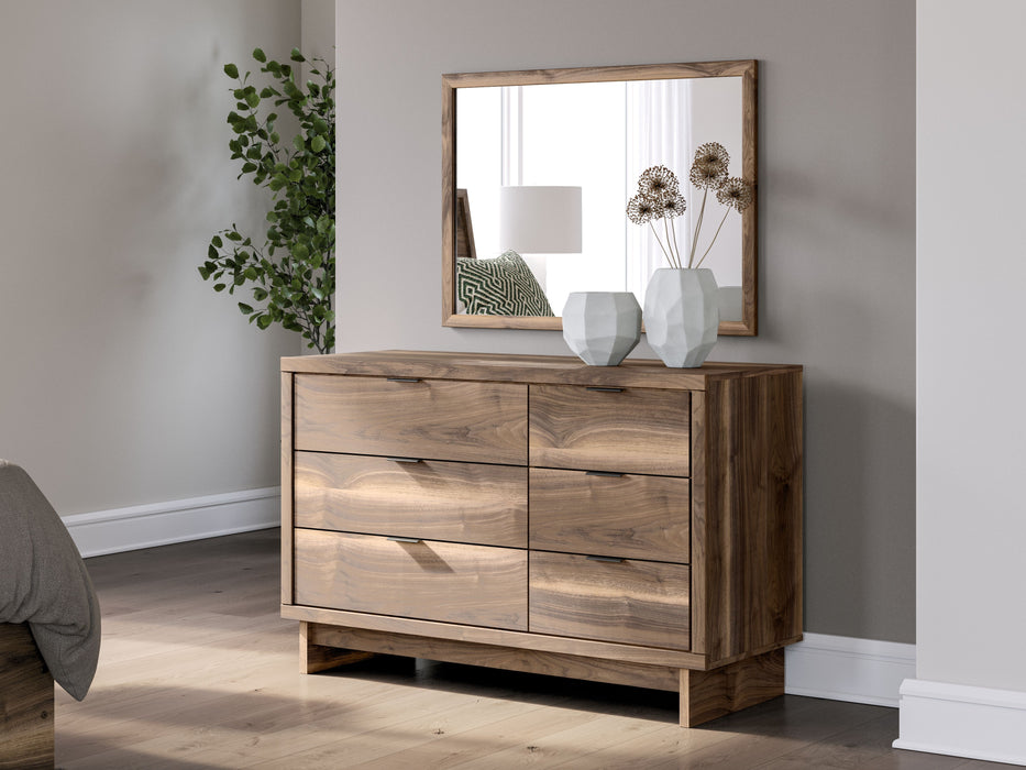 Chirason - Brown - Dresser And Mirror