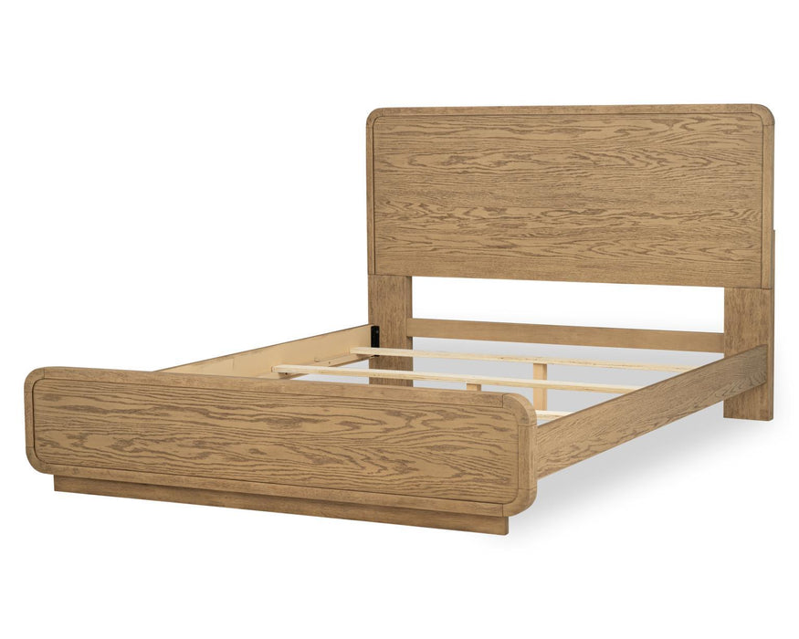 Margot - Side Rails Twin Full - Desert Oak And Cloud White