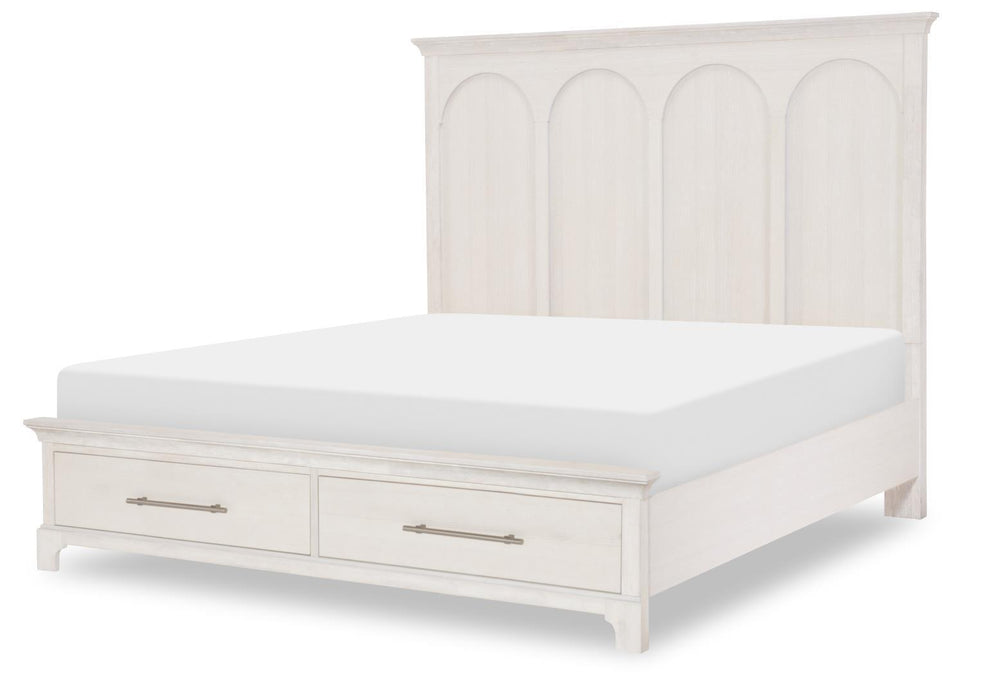 Harmony - King California King Storage Footboard - White