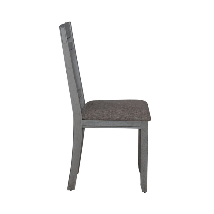 Newport - Splat Back Side Chair (RTA) - Gray