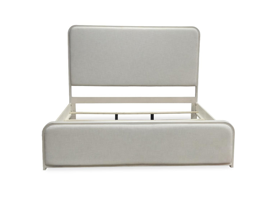 Maren - King Upholstered Footboard With Slats - Fresh Canvas