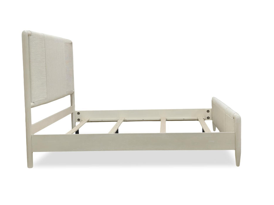 Maren - California King Woven Panel Headboard - Fresh Canvas