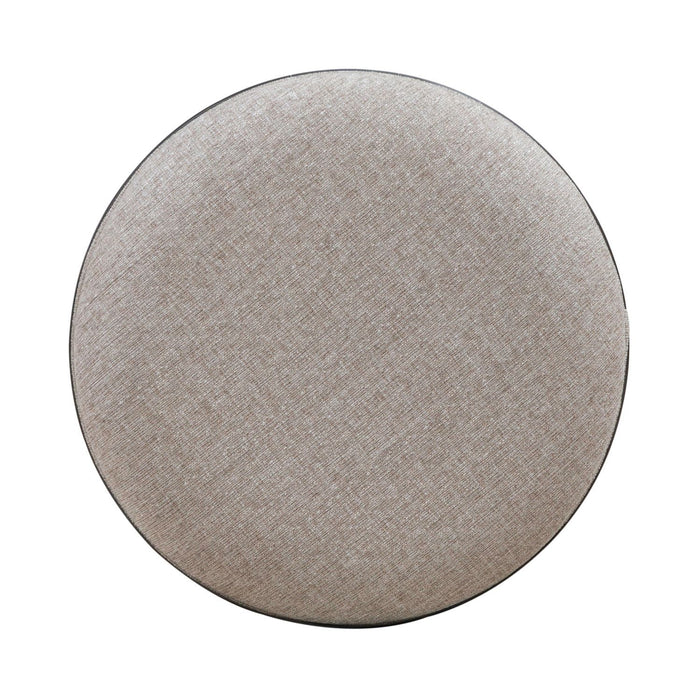 Lennox Hill - Upholstered Swivel Console Stool - Dark Brown