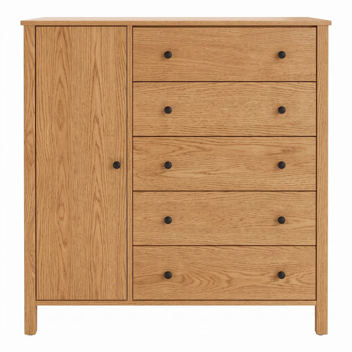 Addison Armoire — Oak wood reference; selected finish may differ