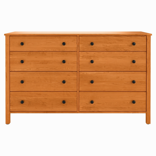 Addison Eight Drawer Dresser — Cherry wood reference; selected finish may differ