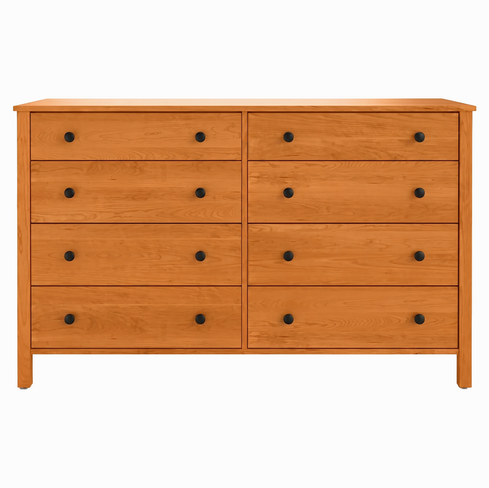 Addison Eight Drawer Dresser — Cherry wood reference; selected finish may differ