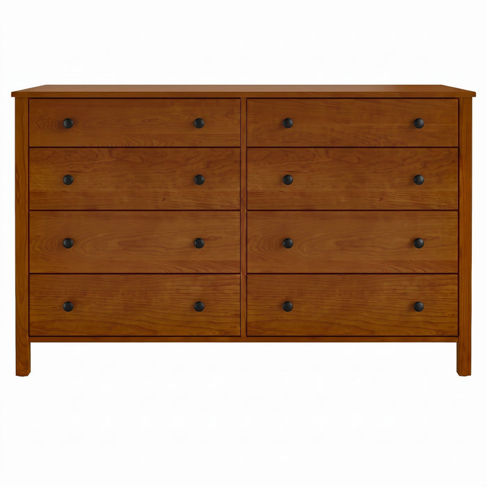 Addison Eight Drawer Dresser — Cherry wood reference; selected finish may differ
