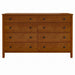 Addison Eight Drawer Dresser — Cherry wood reference; selected finish may differ