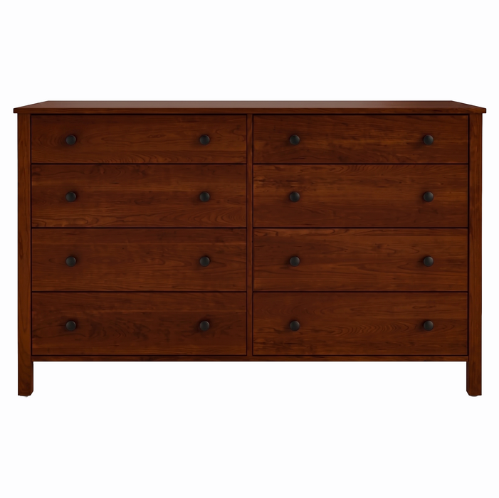 Addison Eight Drawer Dresser — Cherry wood reference; selected finish may differ
