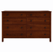 Addison Eight Drawer Dresser — Cherry wood reference; selected finish may differ