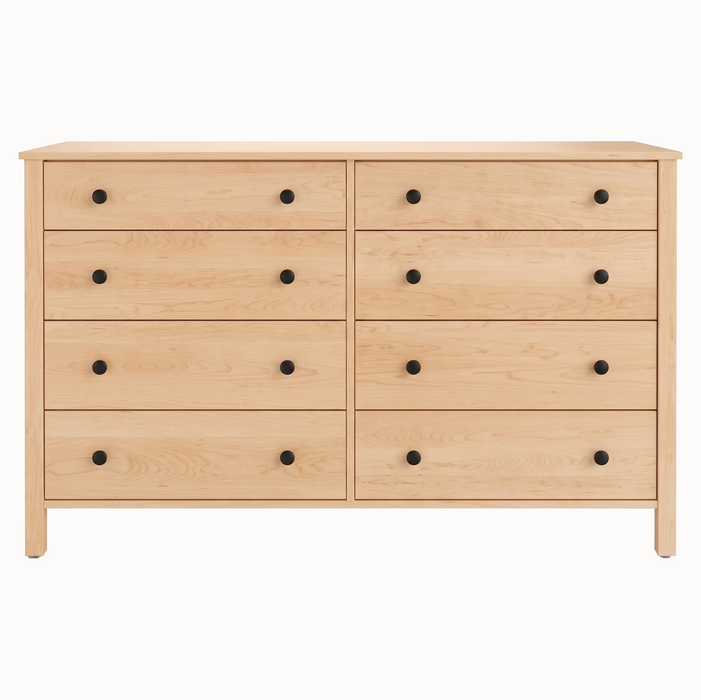 Addison Eight Drawer Dresser — Maple wood reference; selected finish may differ