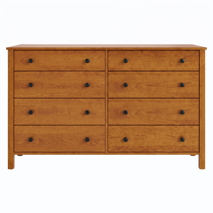 Addison Eight Drawer Dresser — Maple wood reference; selected finish may differ