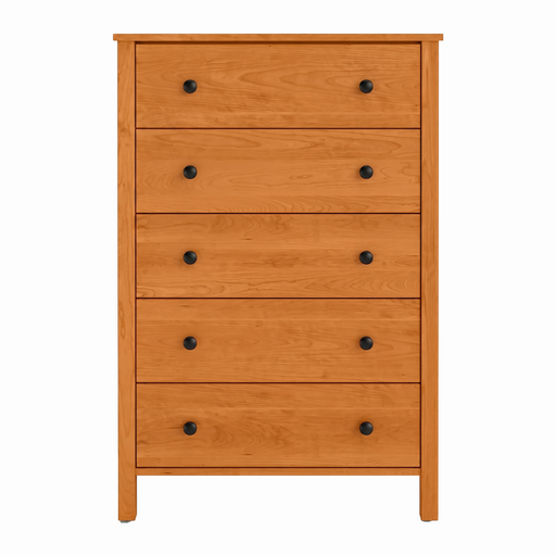 Addison Five Drawer Chest — Cherry wood reference; selected finish may differ