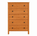 Addison Five Drawer Chest — Cherry wood reference; selected finish may differ