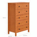 Addison Five Drawer Chest — supplier reference image 2; selected finish may differ