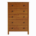 Addison Five Drawer Chest — Maple wood reference; selected finish may differ