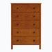 Addison Five Drawer Chest — Maple wood reference; selected finish may differ