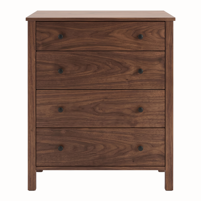 Addison Four Drawer Chest — Walnut wood reference; selected finish may differ