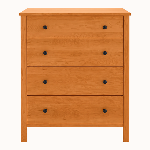 Addison Four Drawer Chest — Cherry wood reference; selected finish may differ