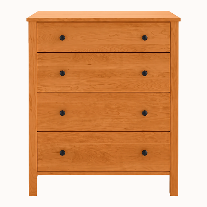 Addison Four Drawer Chest — Cherry wood reference; selected finish may differ