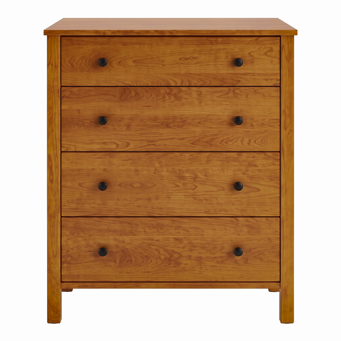 Addison Four Drawer Chest — Maple wood reference; selected finish may differ