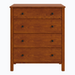 Addison Four Drawer Chest — Maple wood reference; selected finish may differ