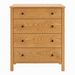 Addison Four Drawer Chest — Oak wood reference; selected finish may differ