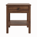 Addison One Drawer Nightstand — Walnut wood reference; selected finish may differ