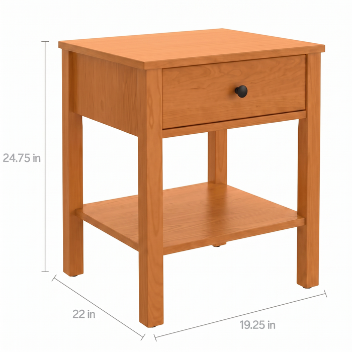 Addison One Drawer Nightstand — supplier reference image 2; selected finish may differ