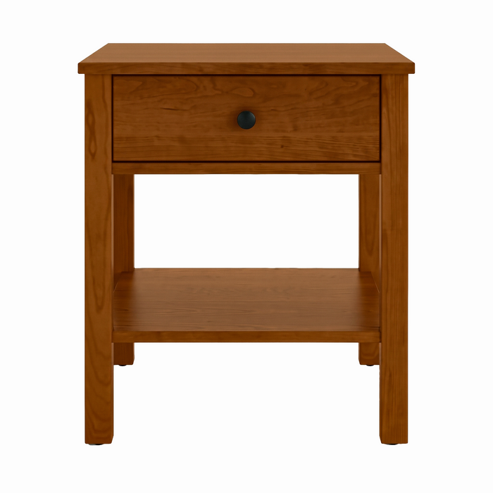 Addison One Drawer Nightstand — Cherry wood reference; selected finish may differ
