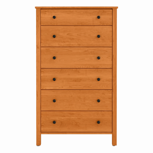 Addison Six Drawer Chest — Cherry wood reference; selected finish may differ