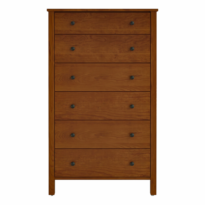 Addison Six Drawer Chest — Cherry wood reference; selected finish may differ