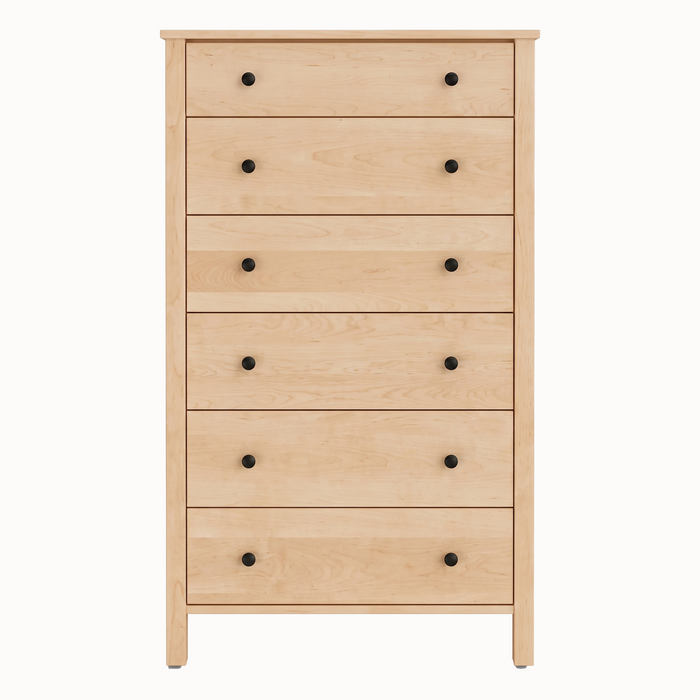 Addison Six Drawer Chest — Maple wood reference; selected finish may differ