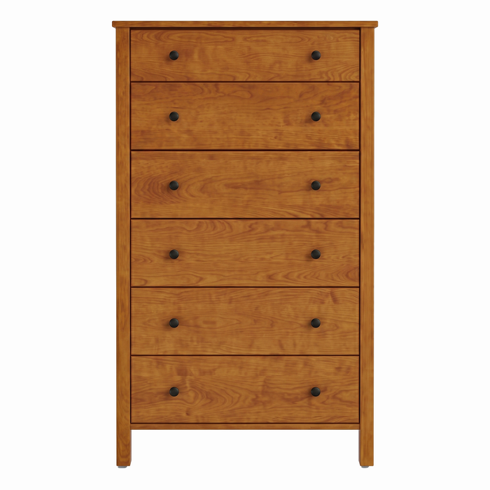 Addison Six Drawer Chest — Maple wood reference; selected finish may differ