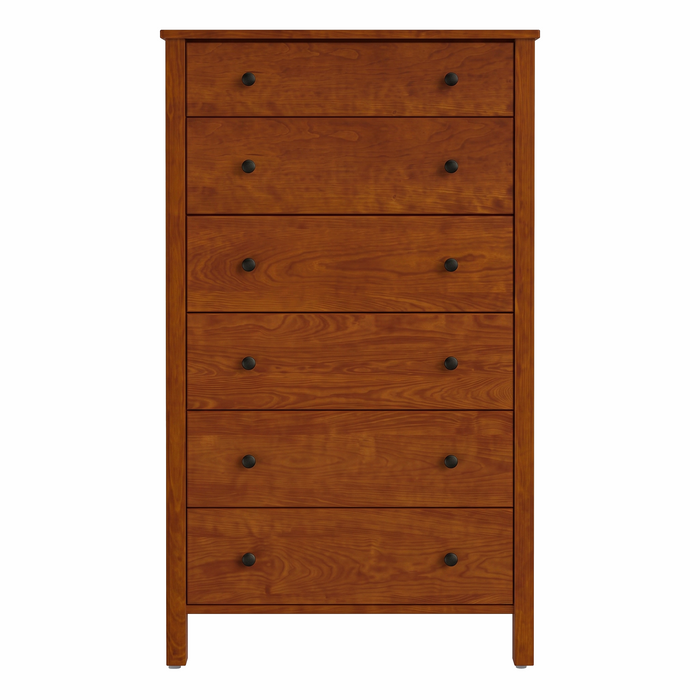 Addison Six Drawer Chest — Maple wood reference; selected finish may differ