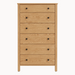 Addison Six Drawer Chest — Oak wood reference; selected finish may differ